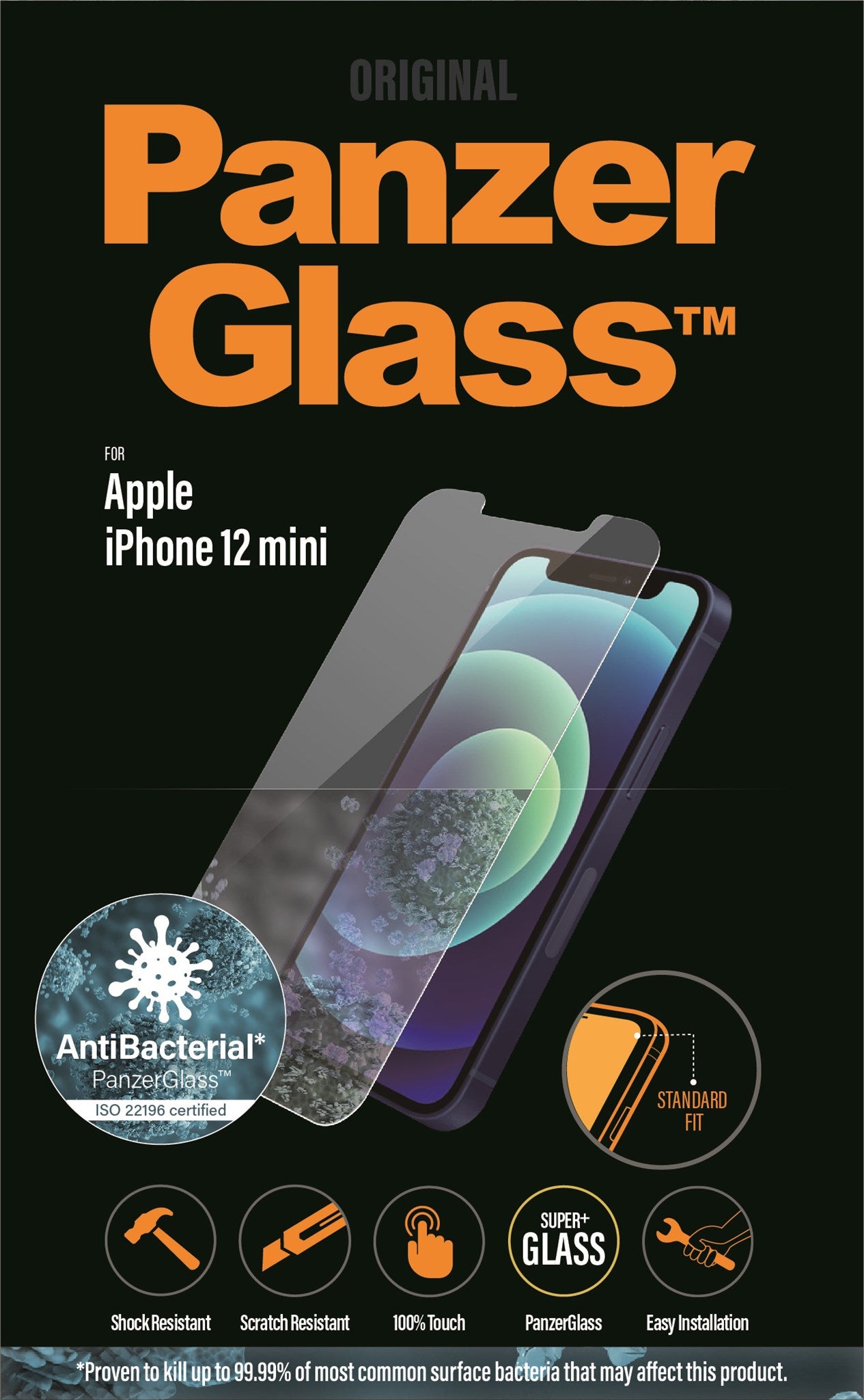 PanzerGlass® Screen Protector iPhone 12 Mini | Standard Fit